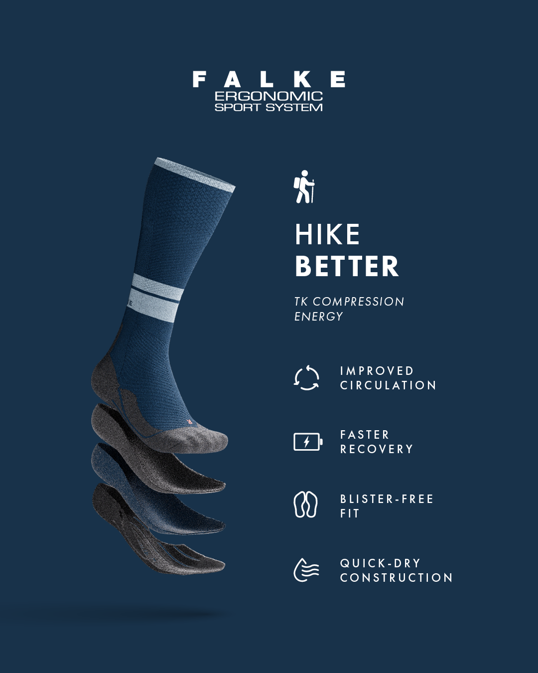 FALKE Ergonomic Sport System Facebook ad