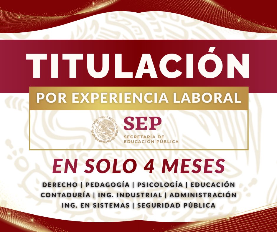 Crece.mx Facebook ad: ¿Quieres tu título profesional sin examen ni tesis?