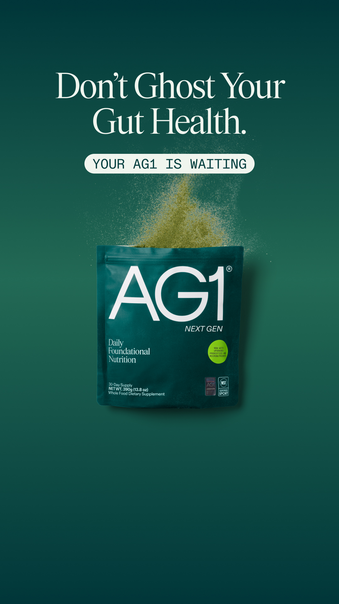 AG1 by Athletic Greens Facebook ad