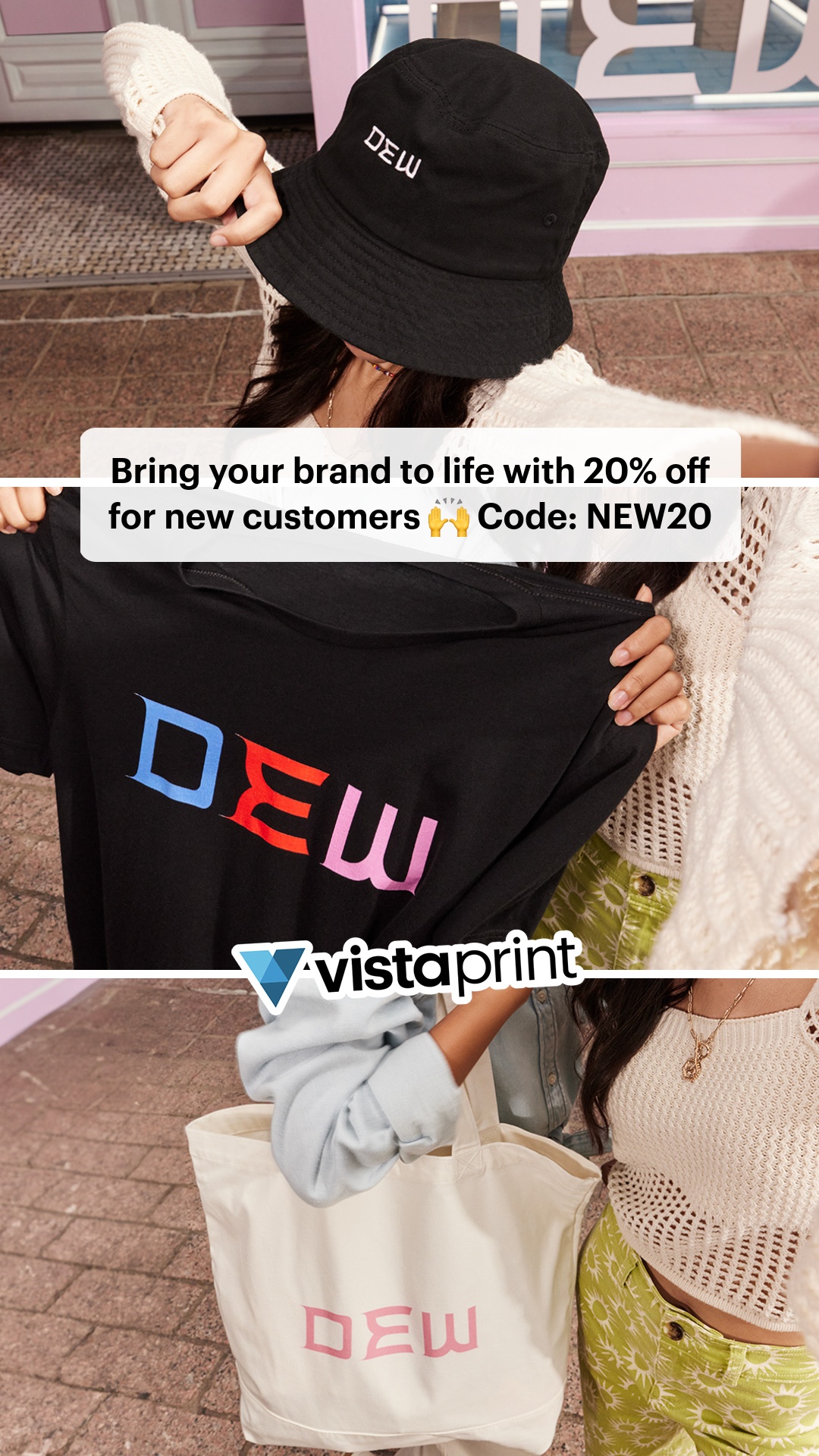 VistaPrint Facebook ad