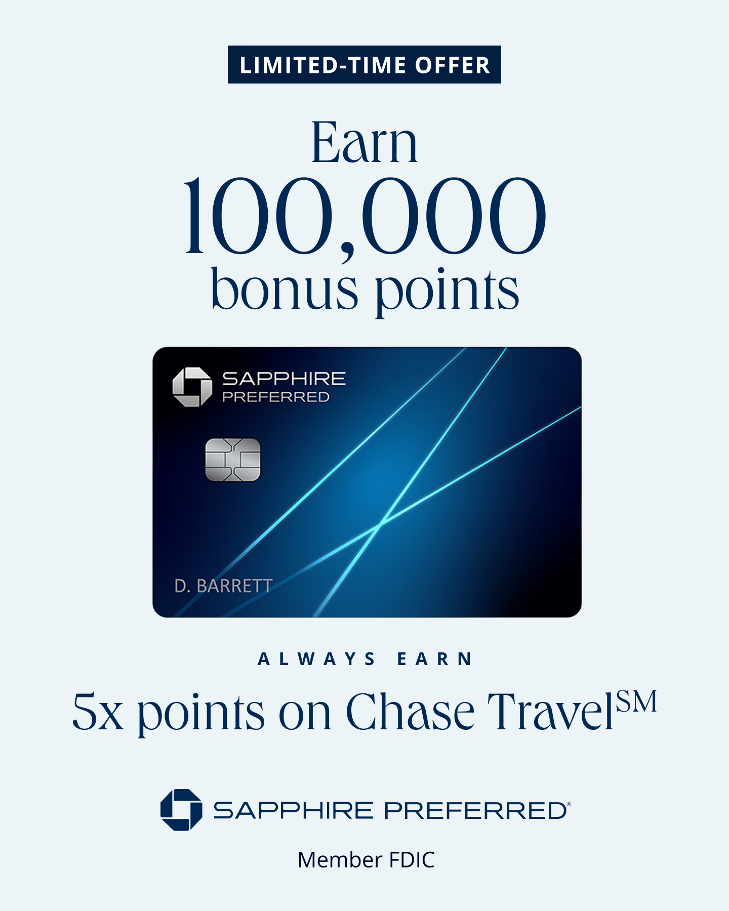 Chase Sapphire Facebook ad