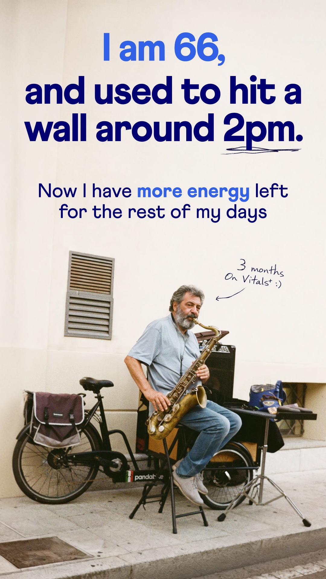 Your Heights Facebook ad: You've earned this time. Don't spend it feeling tired.