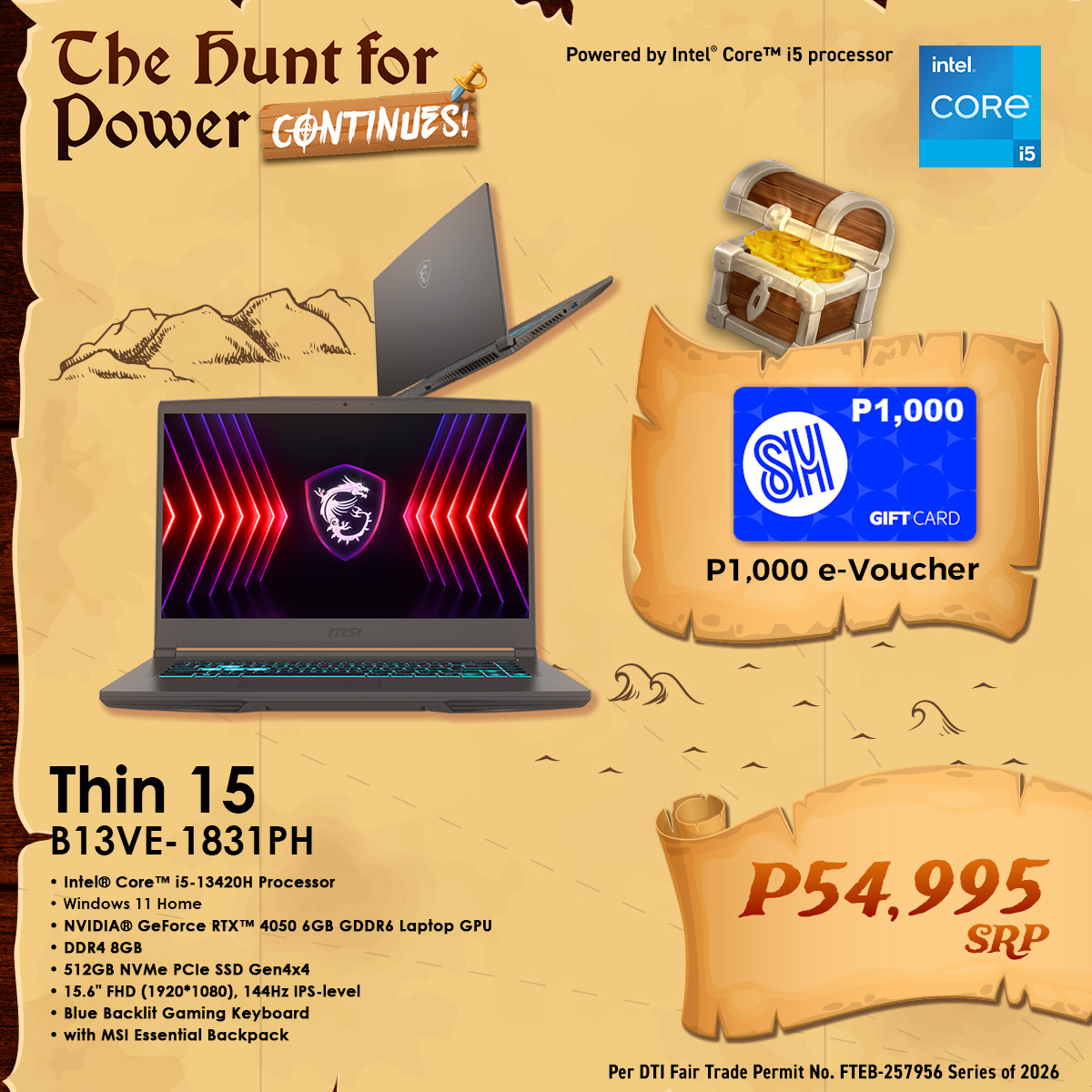 MSI Gaming Facebook ad