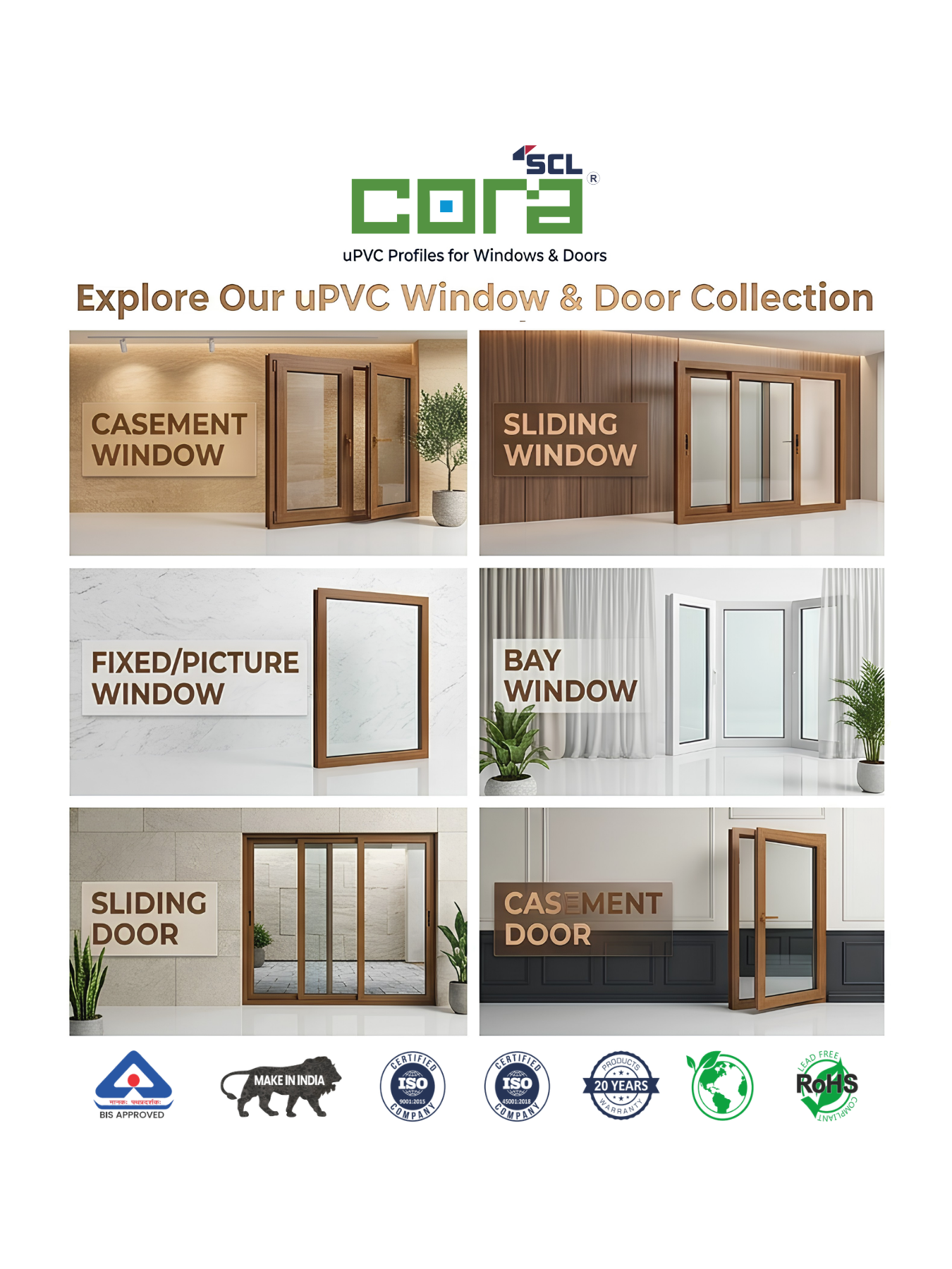 SCL CORA uPVC Windows Facebook ad from Jul 24, 2026
