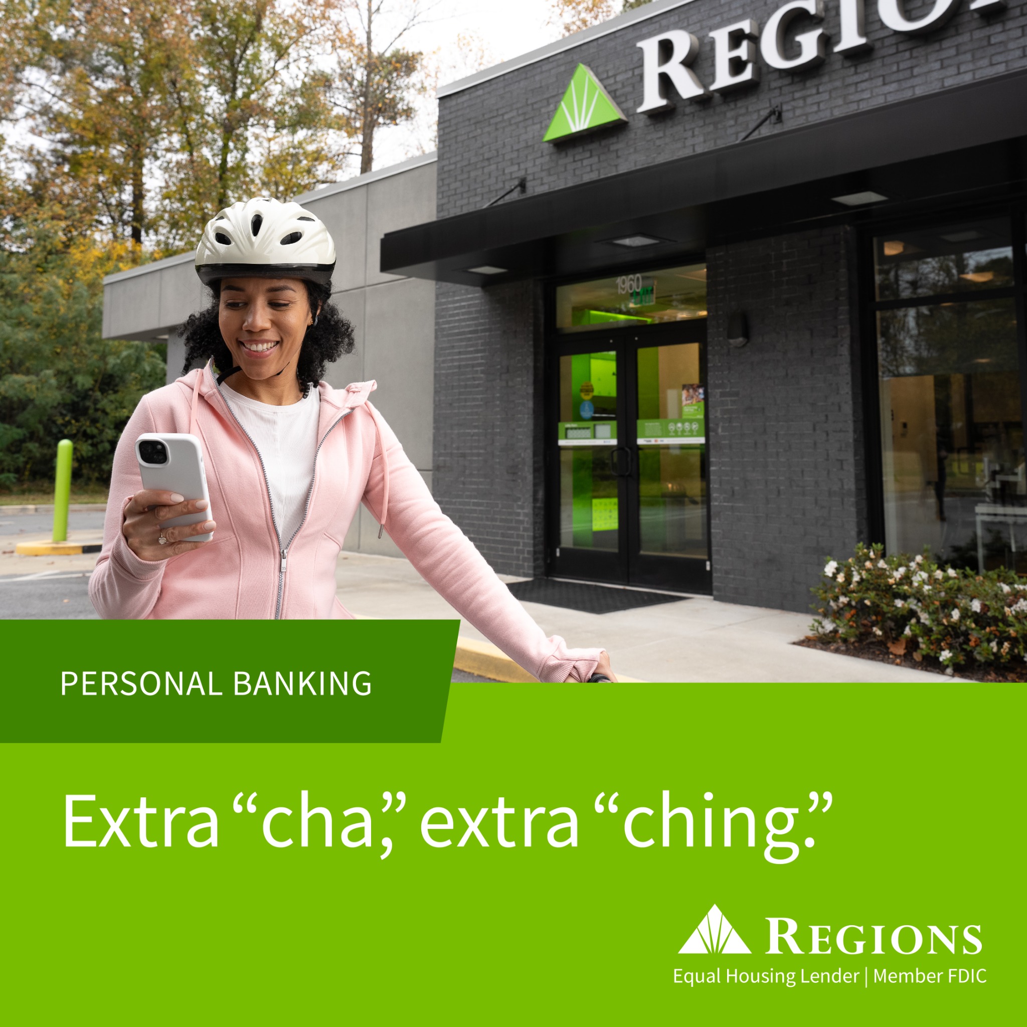 Regions Bank Facebook ad