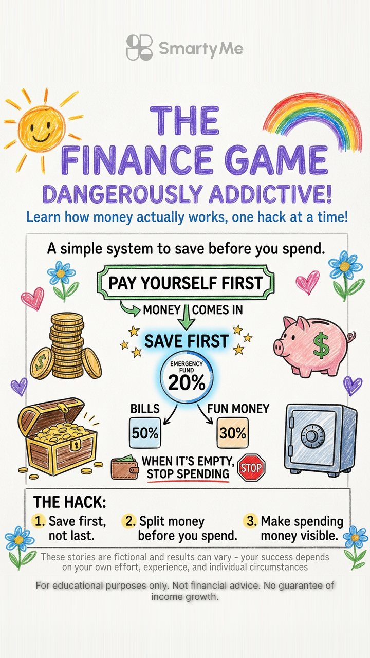 SmartyMe: WealthWise Hub Facebook ad: Bite-Sized Knowledge Anytime!