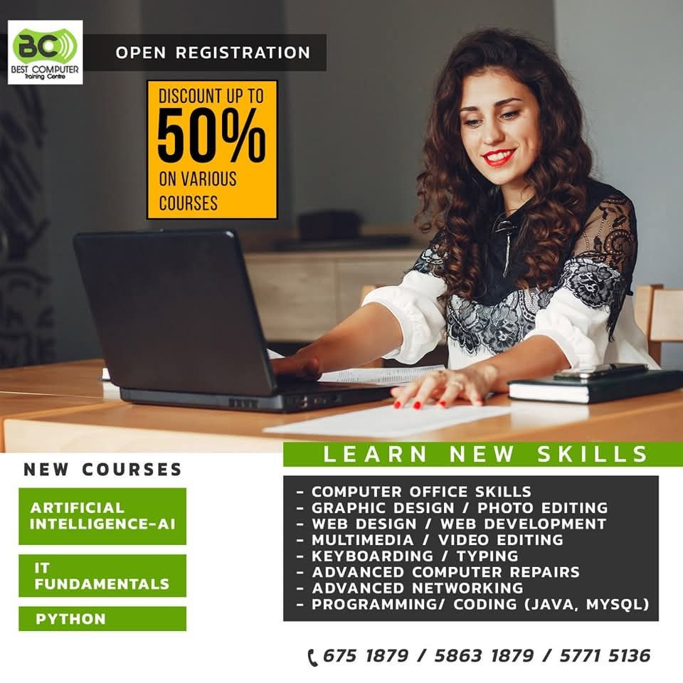 Best Computer Training Centre Facebook ad