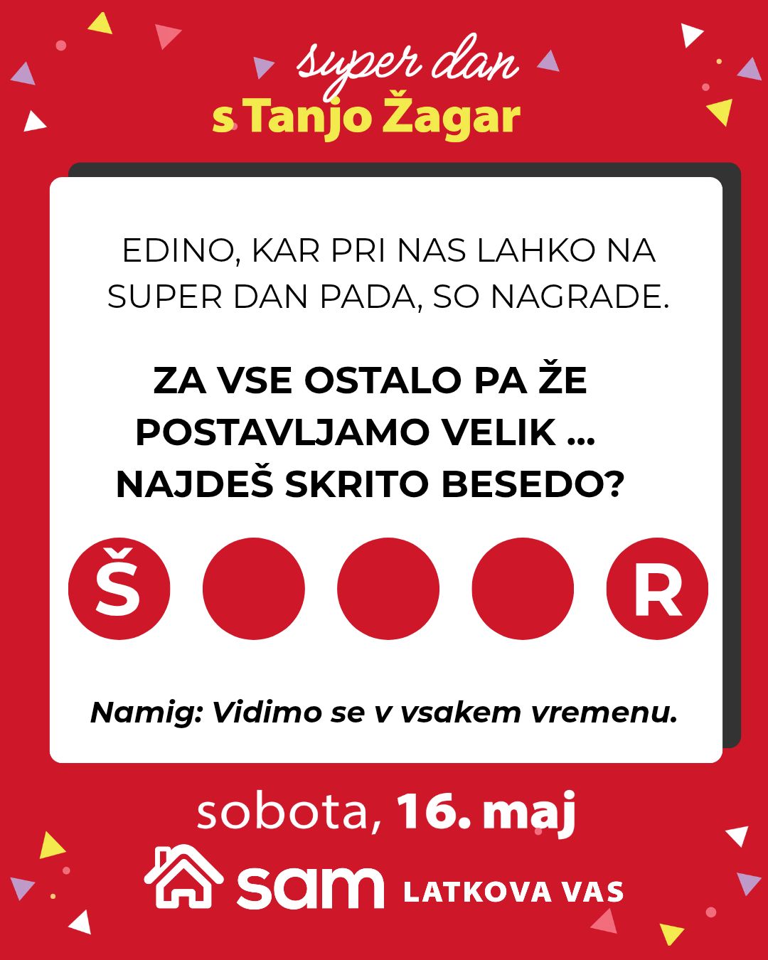 Sam Trgovine Facebook ad