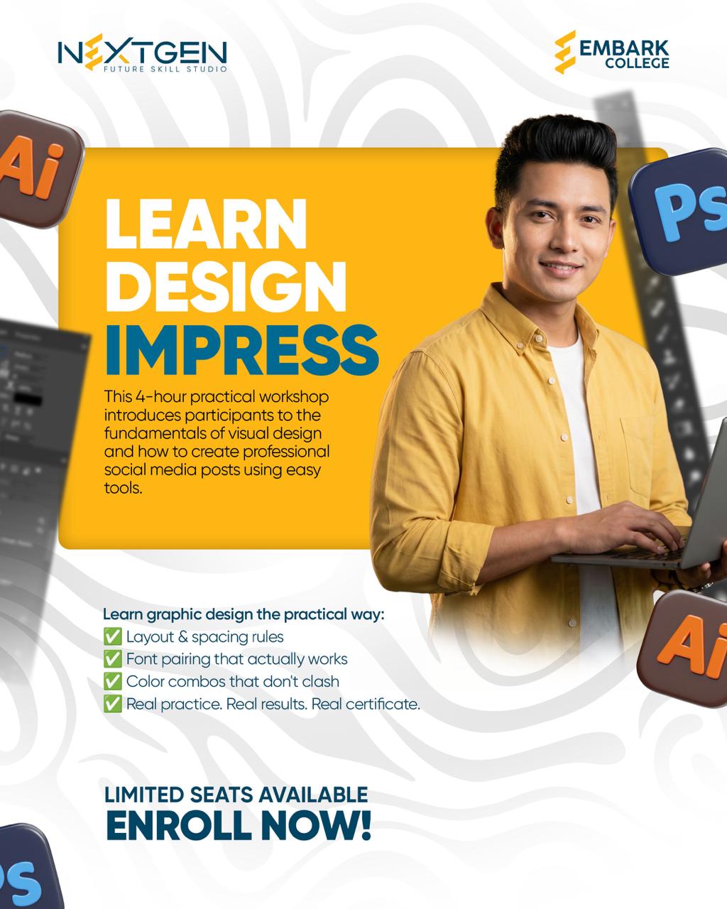 Embark College Facebook ad