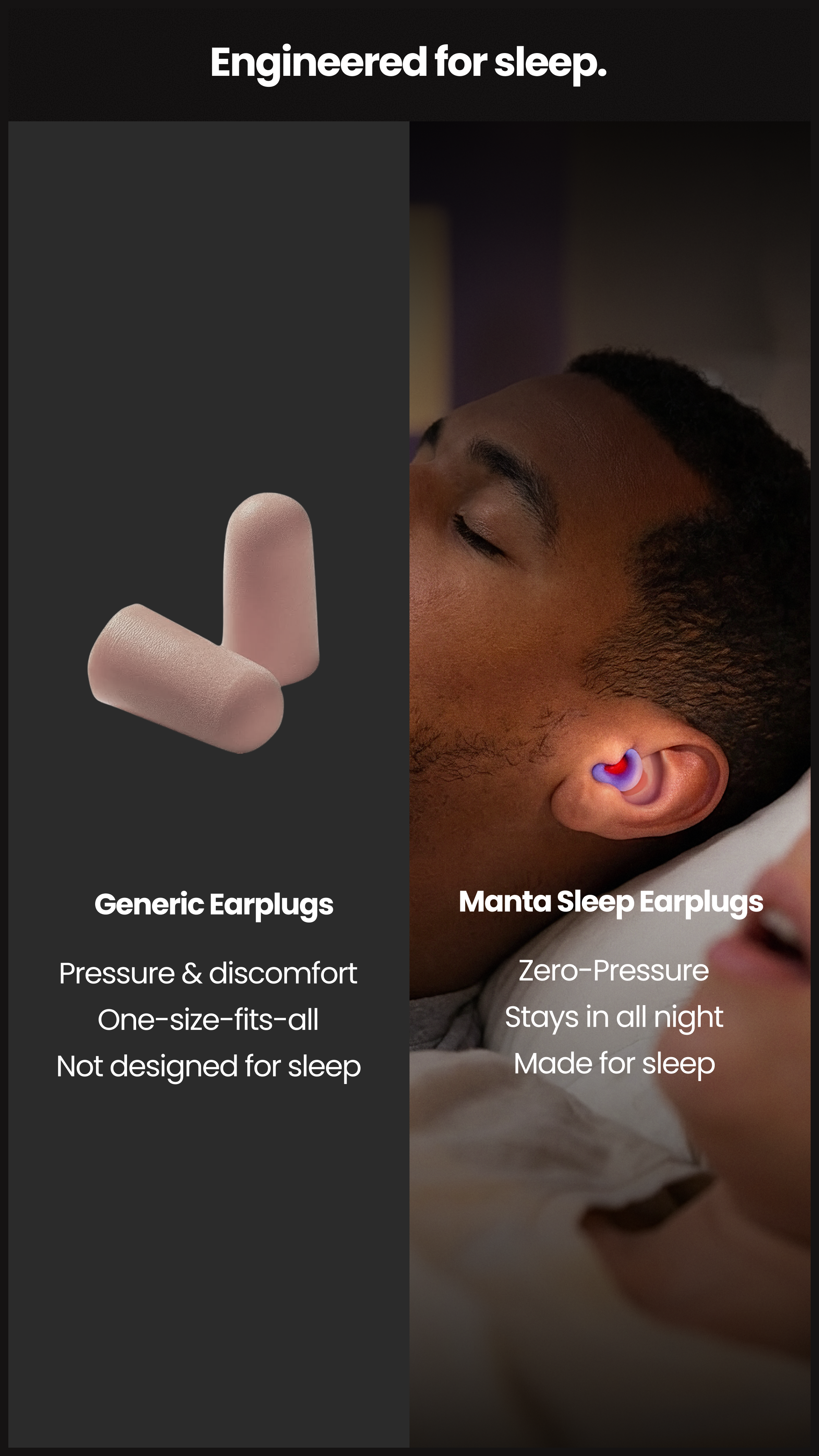 Manta Sleep Facebook ad
