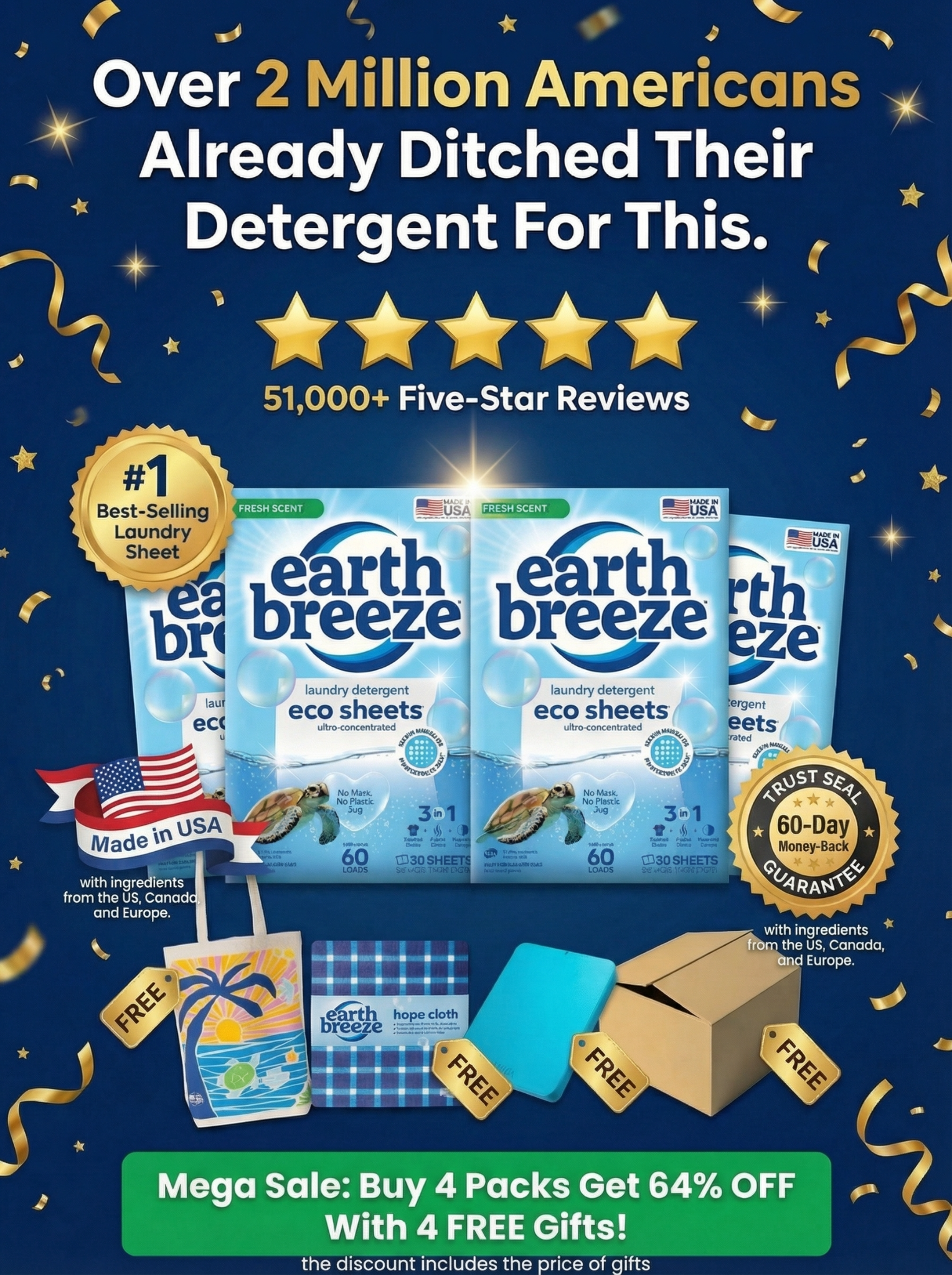 Earth Breeze Facebook ad