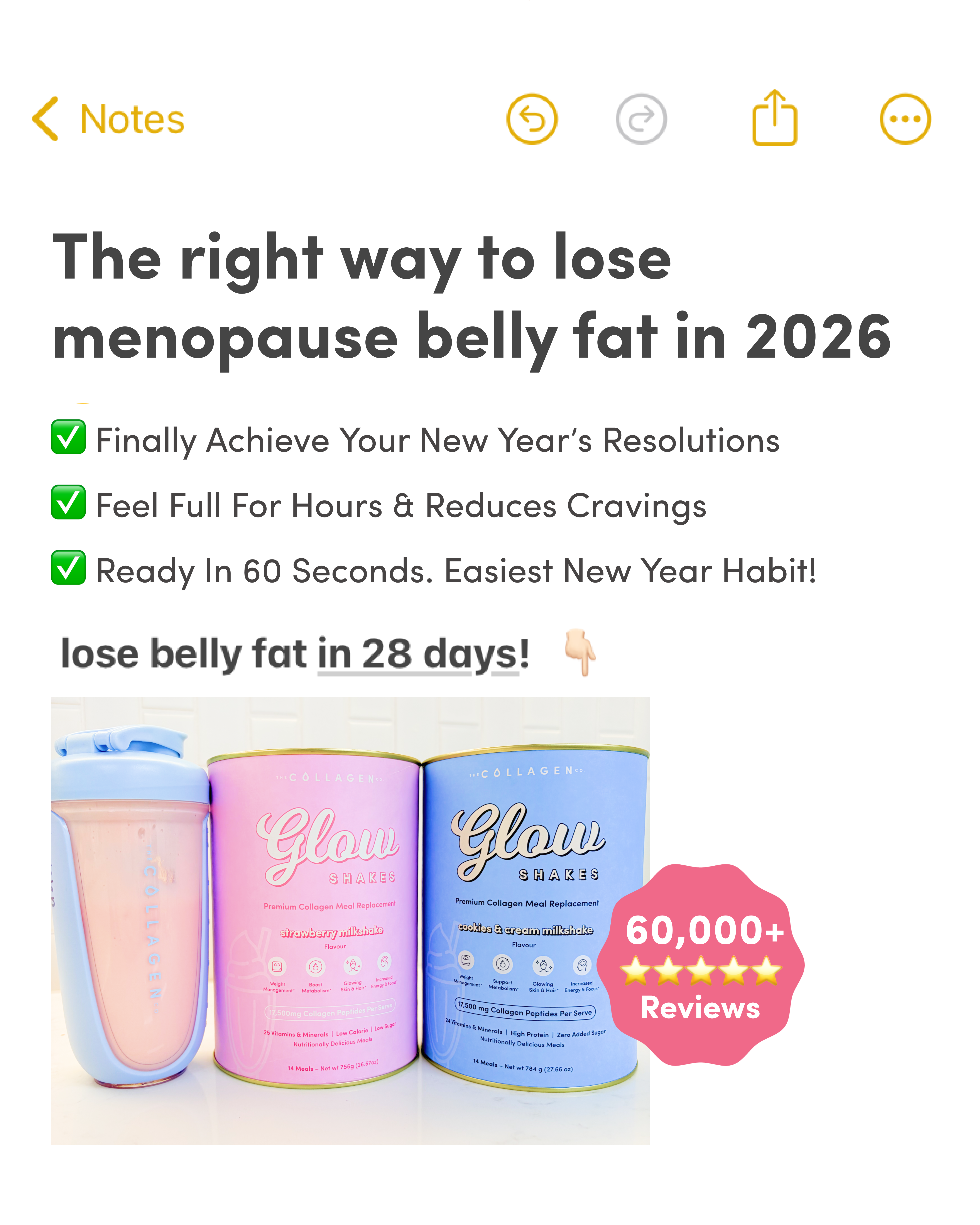 The Collagen Co. Facebook ad