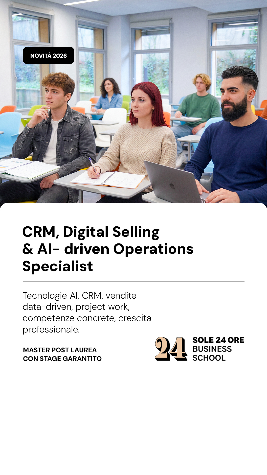 24ORE Business School Facebook ad from Jul 10, 2026