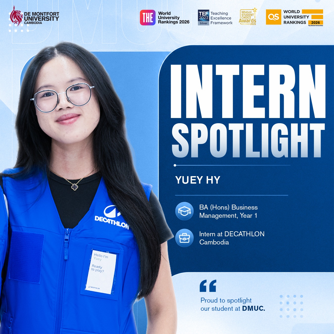De Montfort University Cambodia Facebook ad