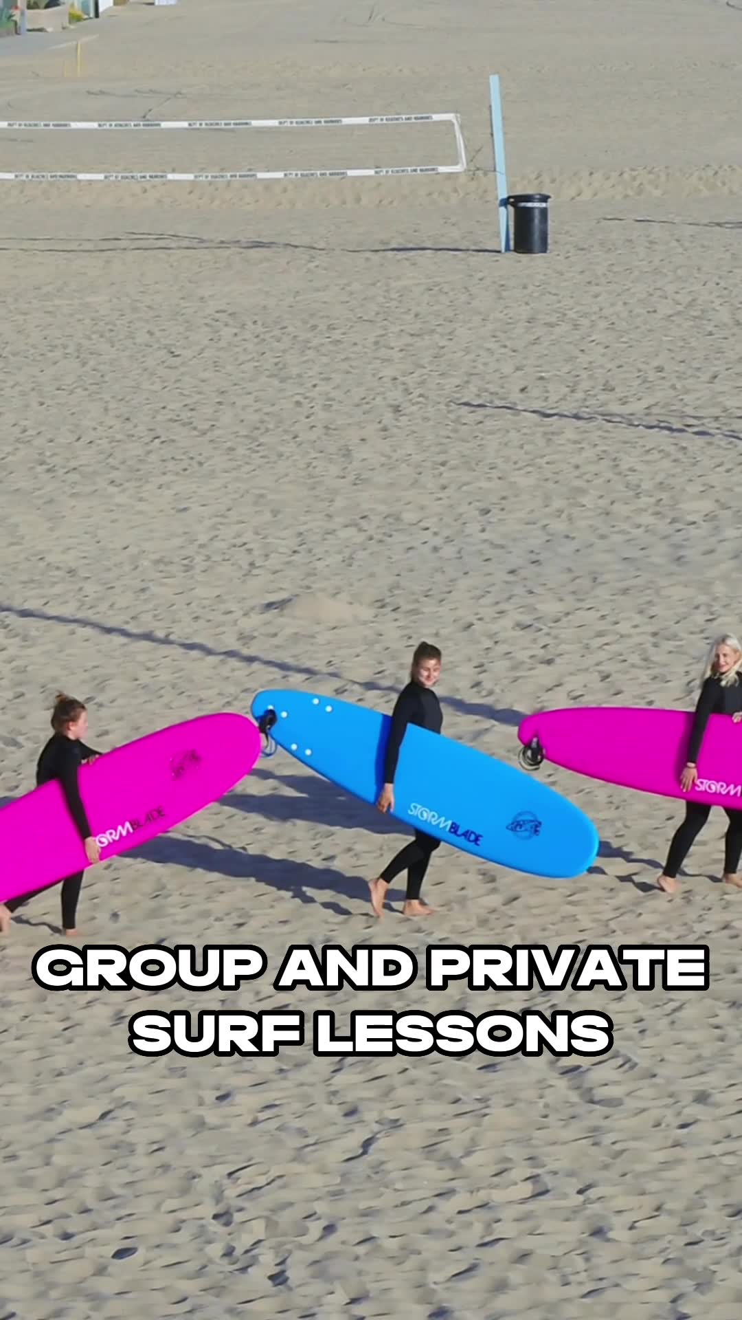 Fun Surf La - Surf School in Los Angeles Facebook ad: Group and Private Lessons