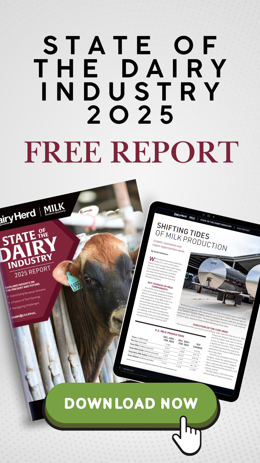 Dairy Herd Management Facebook ad from Jun 19, 2025