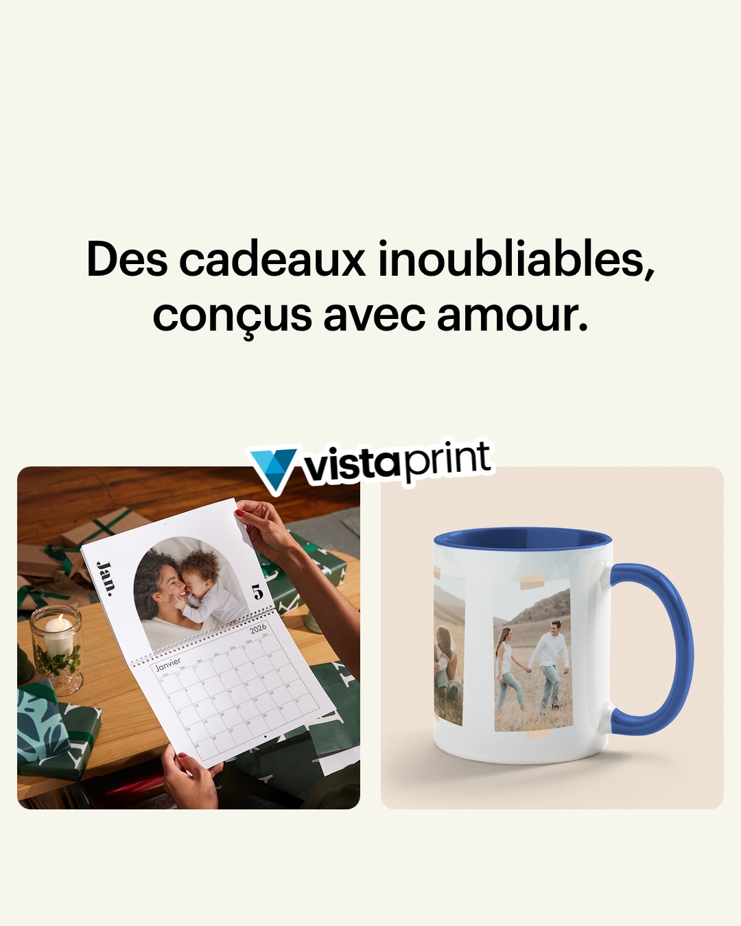 VistaPrint Facebook ad