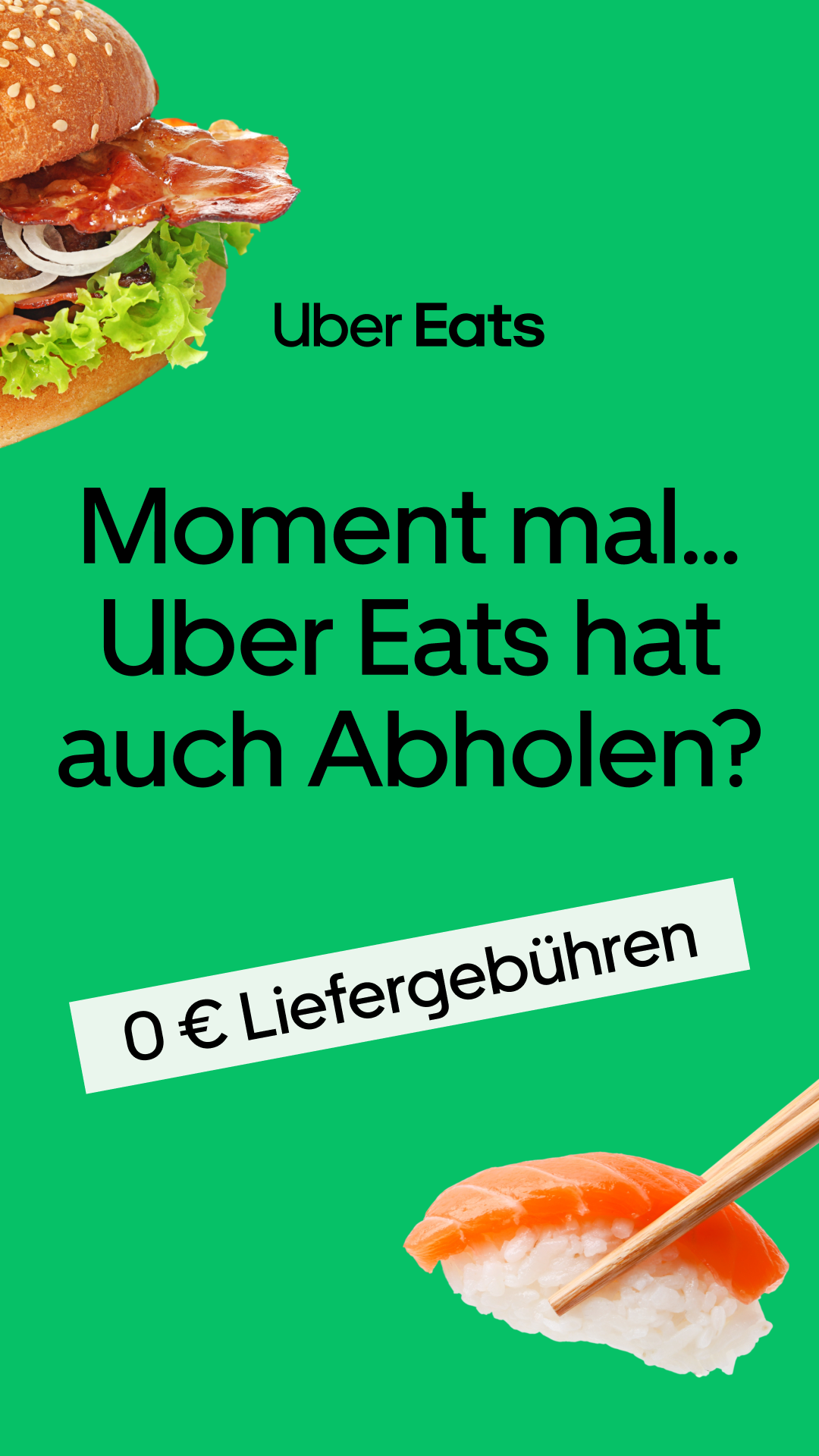 Uber Eats Facebook ad