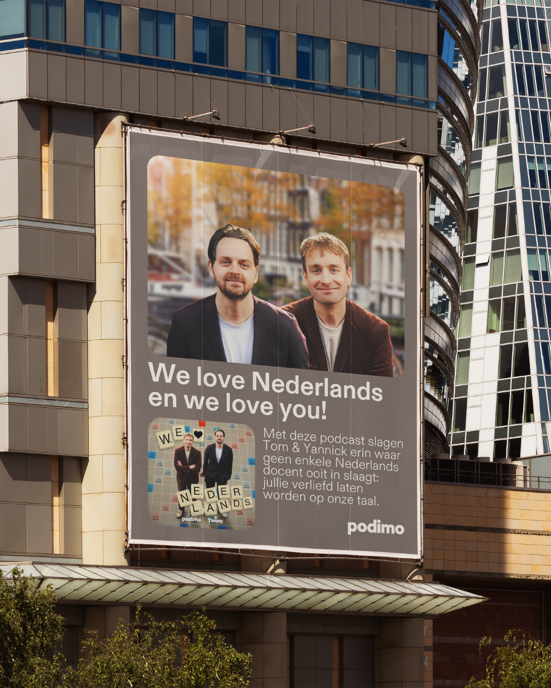 Podimo Facebook ad from Aug 11, 2026