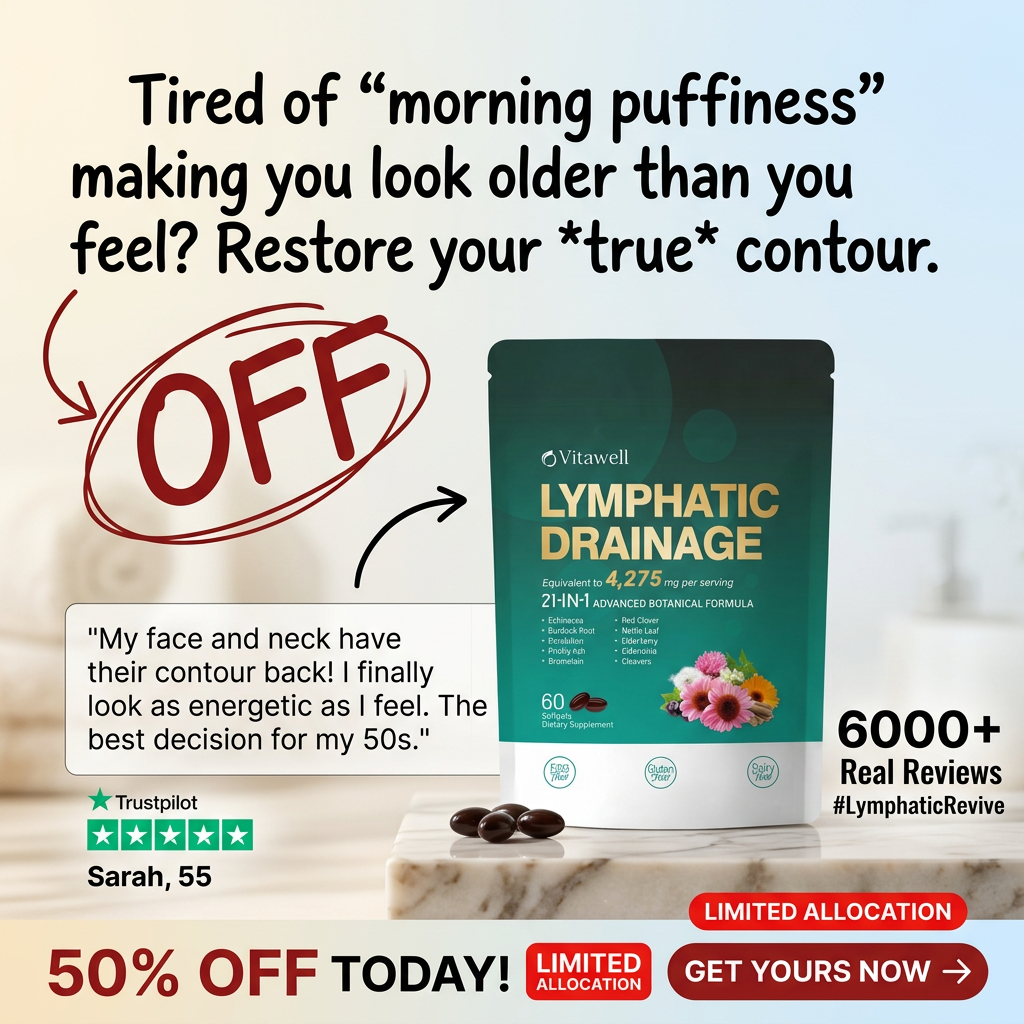 Wellness Daily Facebook ad: 50% OFF | Reduce Swelling & Feel Lighter