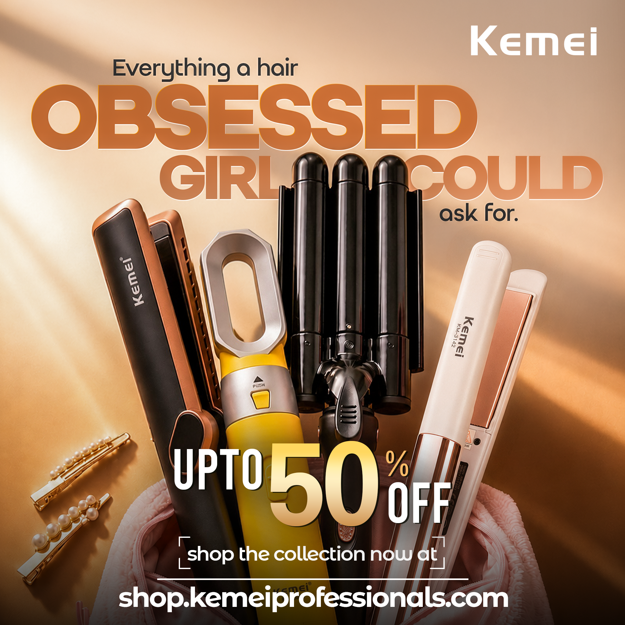 Kemei.india Facebook ad