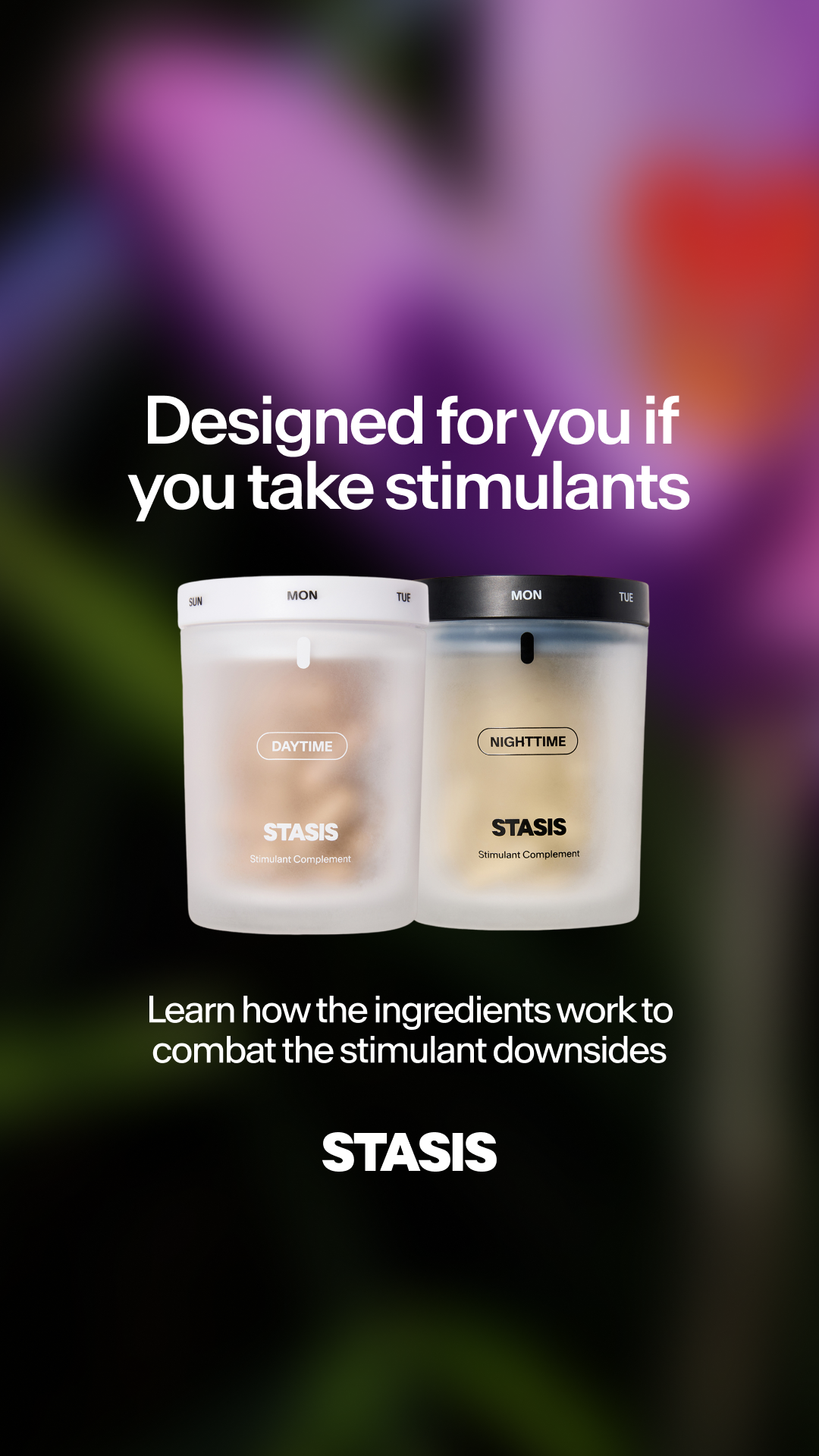 Stasis Facebook ad