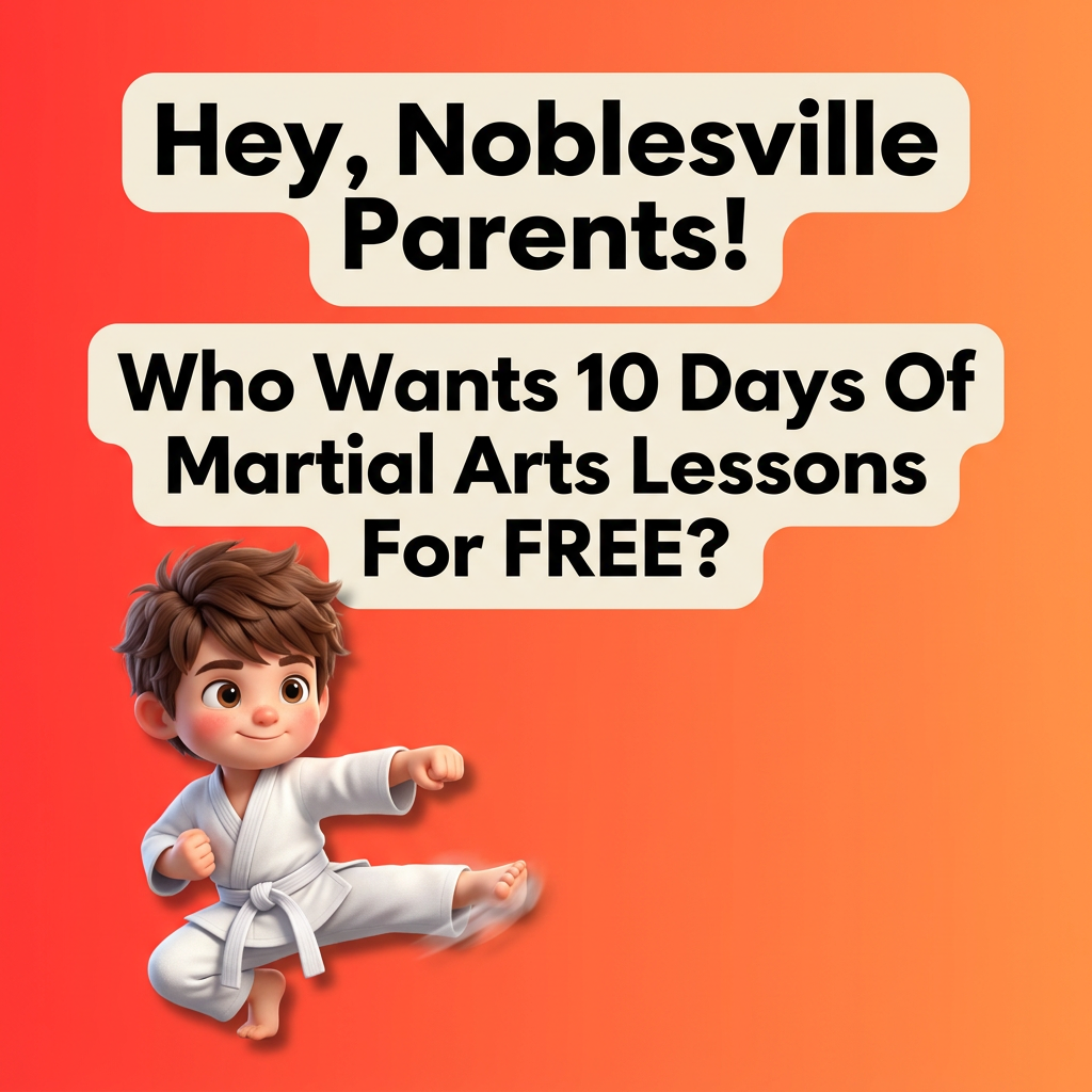 American Blackbelt Martial Arts Facebook ad: Want a FREE 10-Day, Kids Martial Arts Class Pass?