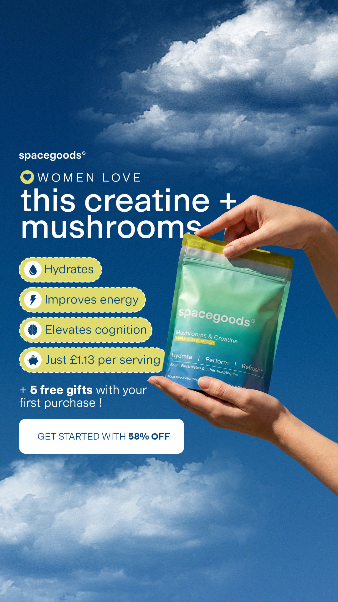 Spacegoods Facebook ad
