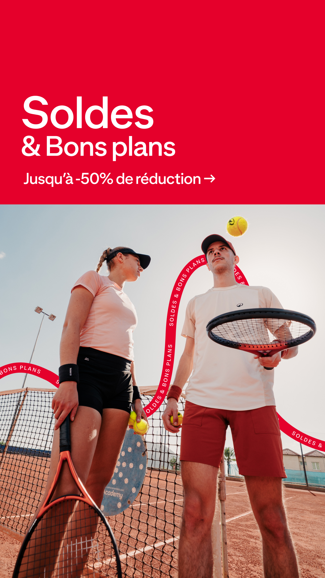 Decathlon - tennis Facebook ad from Jul 3, 2026