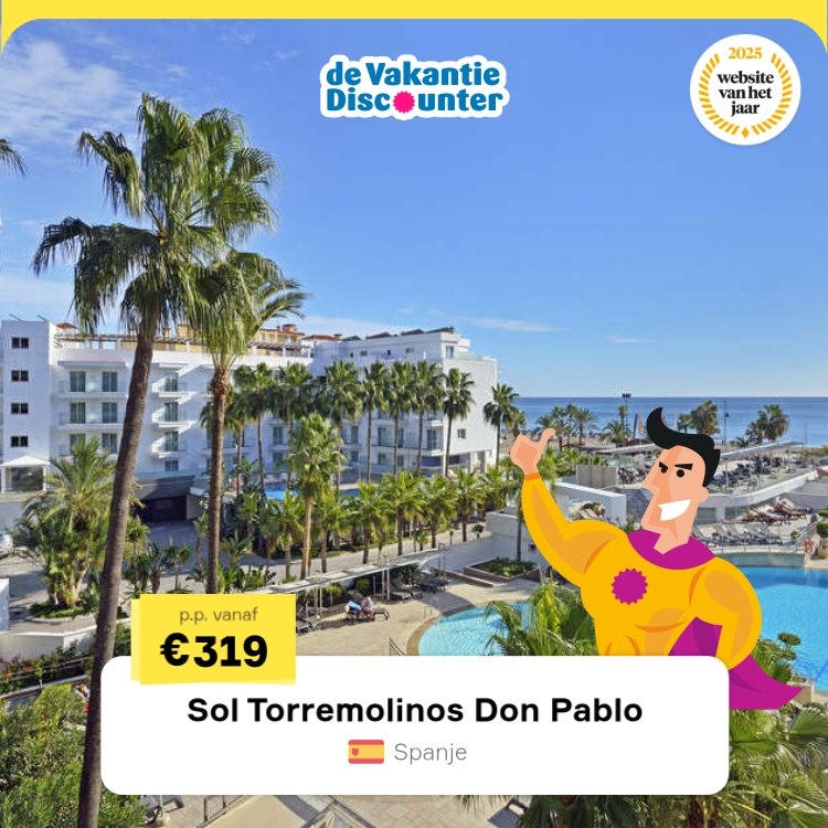 de VakantieDiscounter Facebook ad