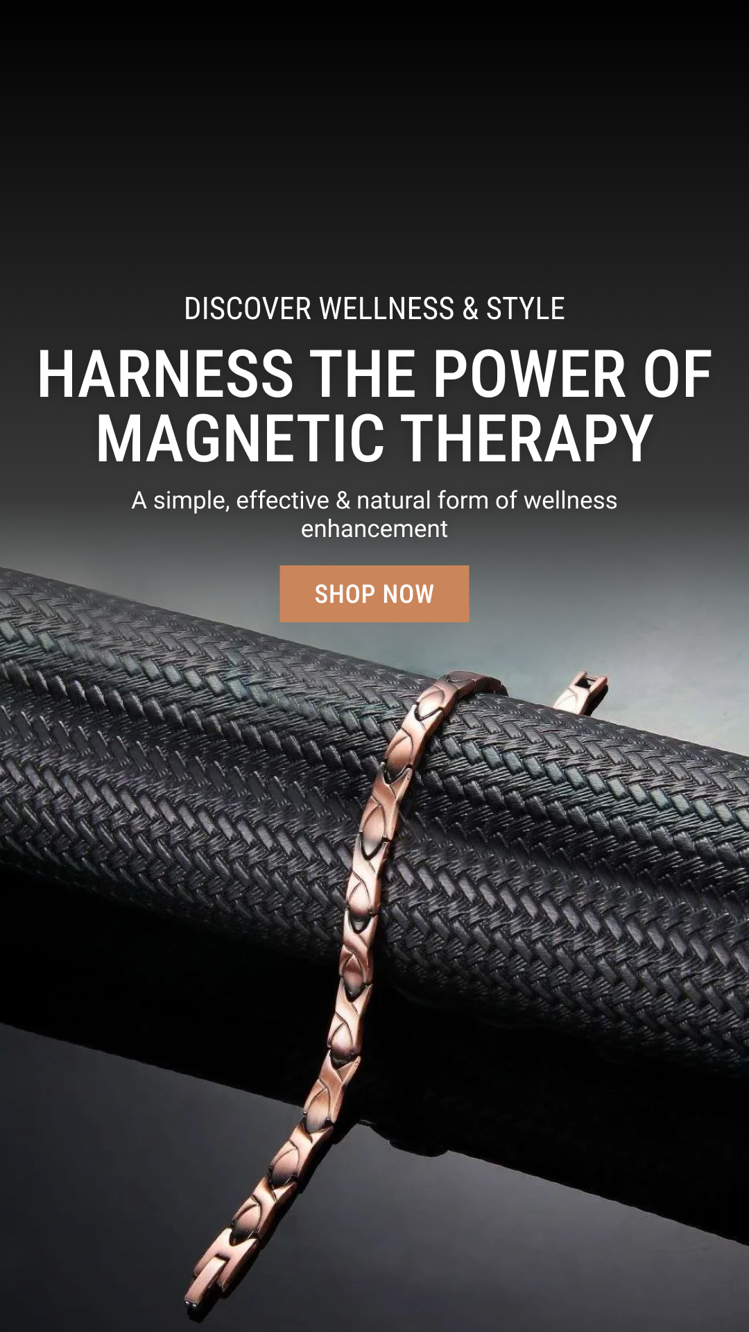 Copper and Magnetic Bracelets Facebook ad