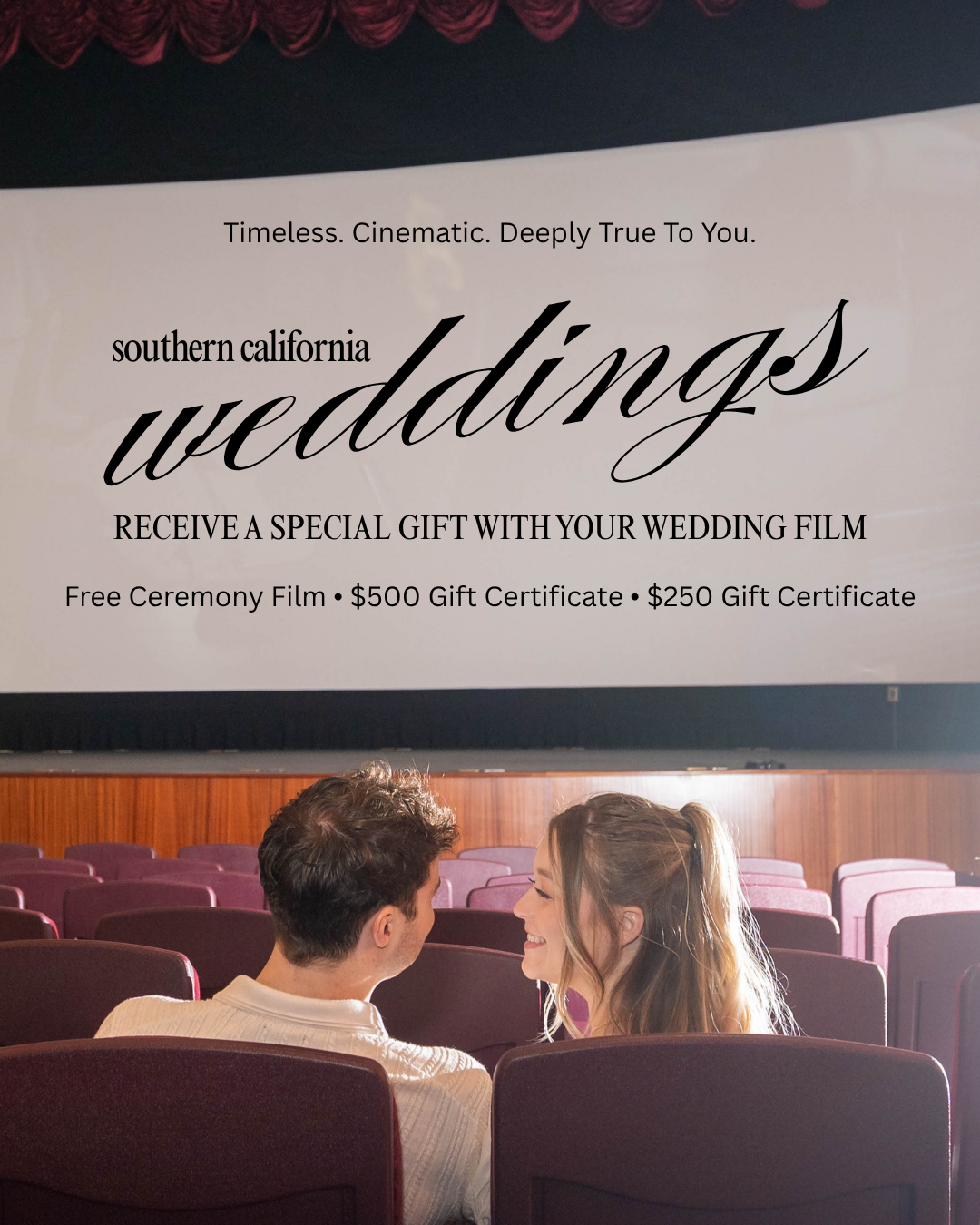Films By Josh Facebook ad: Receive A Free Ceremony Film With Your Wedding Videography