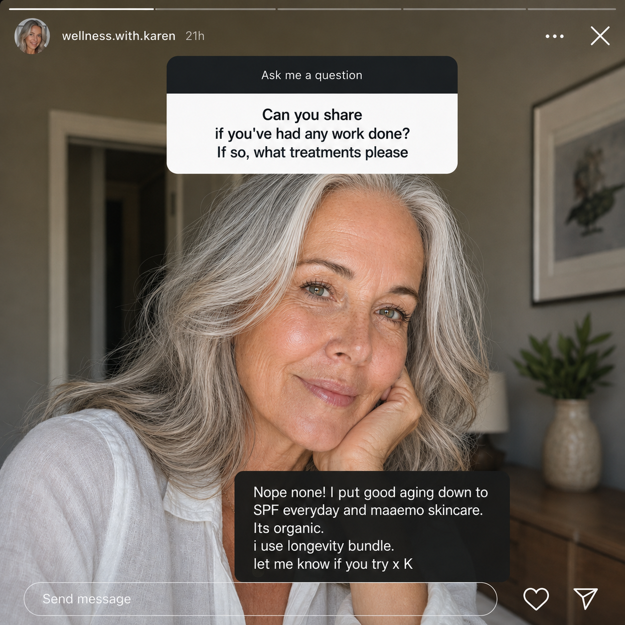 Maaemo Organic Skincare Facebook ad