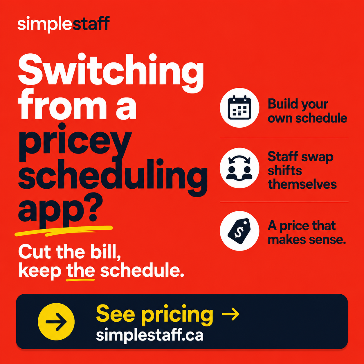 SimpleStaff Facebook ad
