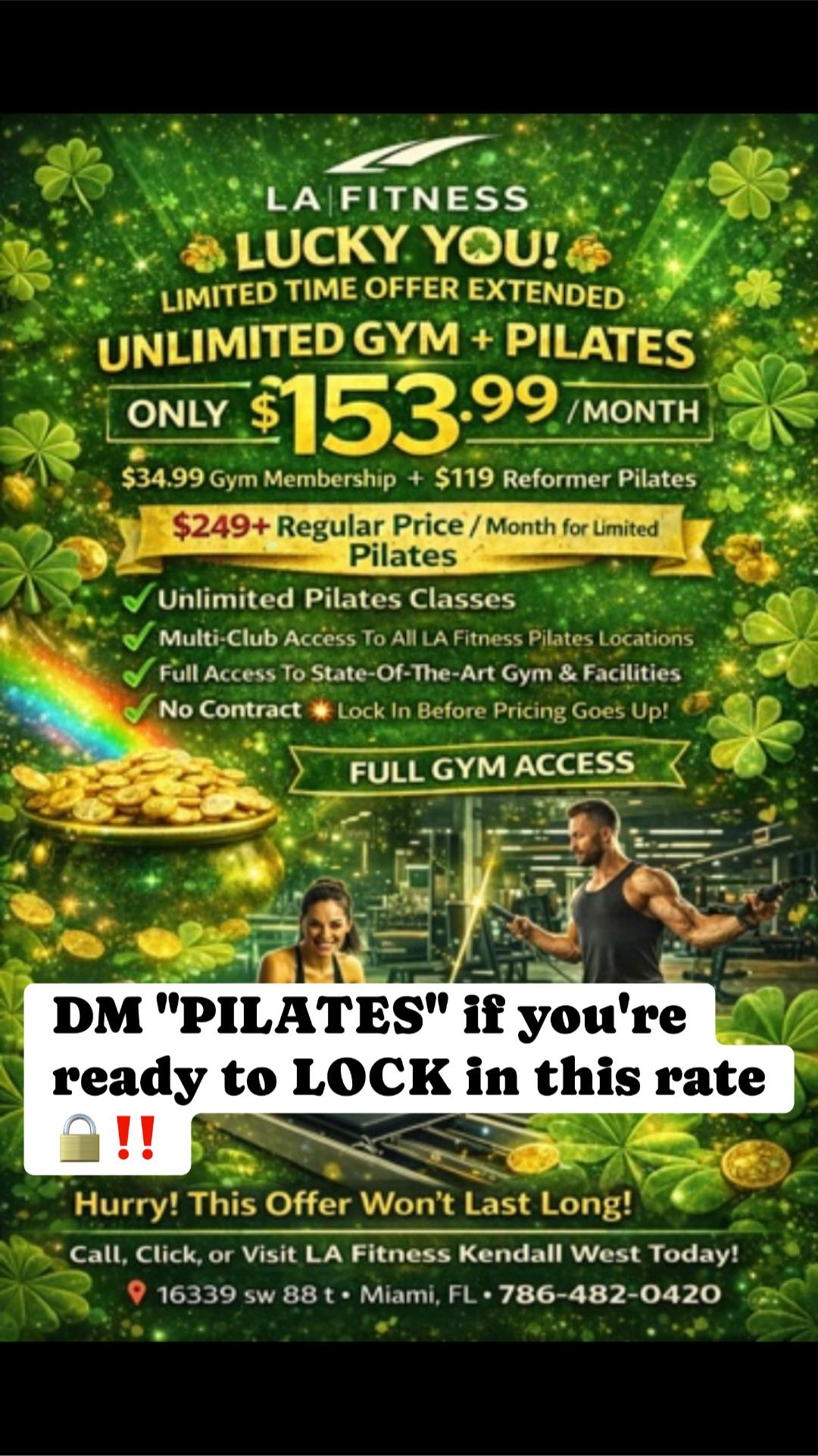 LAFitnessMiami Facebook ad