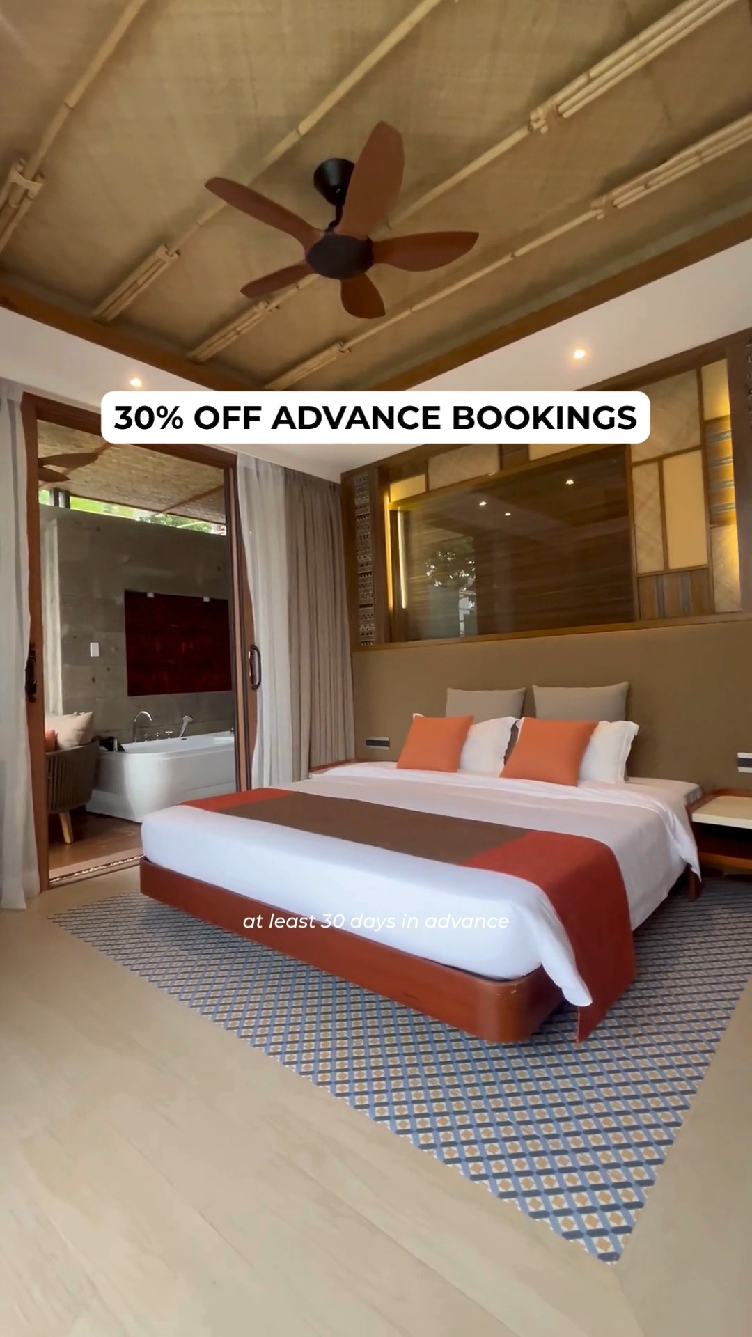 Princesa Garden Island Resort & Spa Facebook ad: The early bird gets the better rate