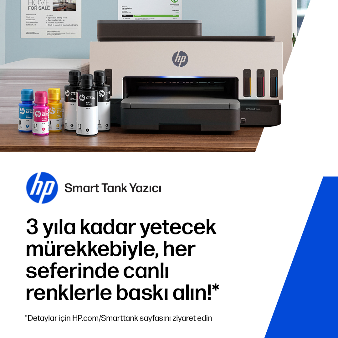 HP Facebook ad: Tükenmeyen renk.