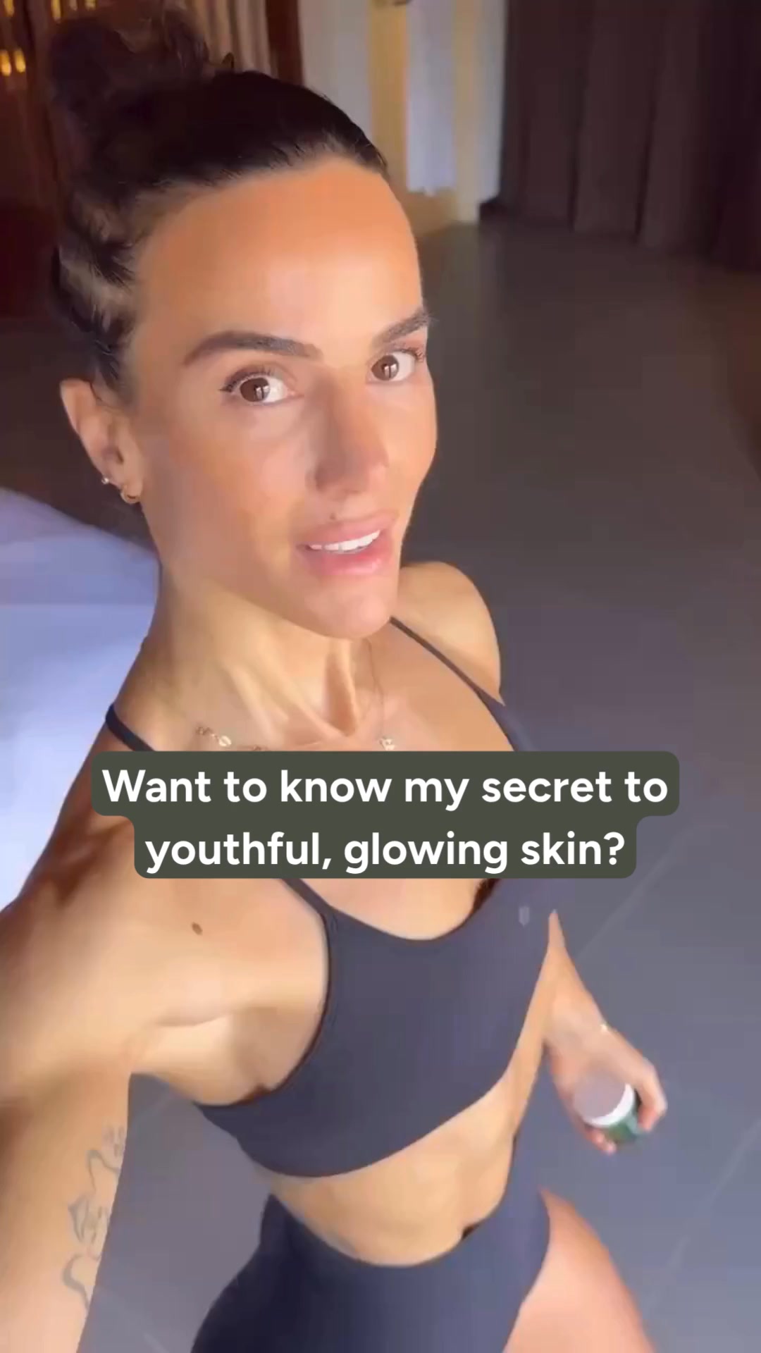 We Rise App Facebook ad: Strength is the new skincare