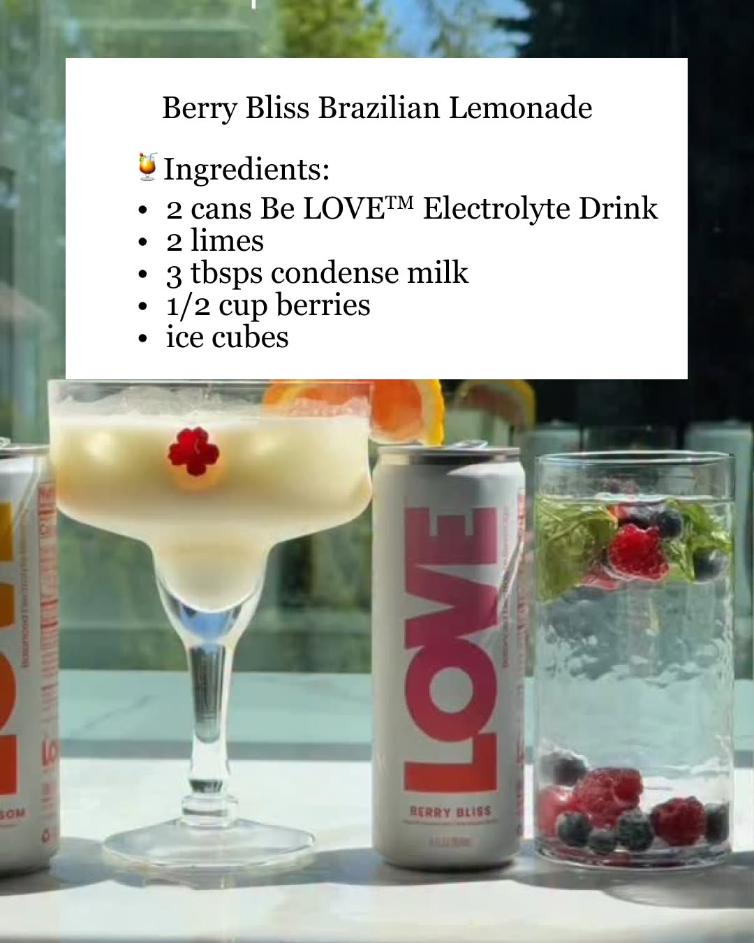 Drink Love Facebook ad
