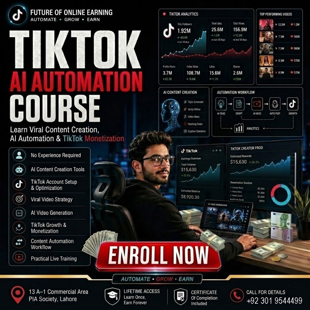 Pakluck Facebook ad: TikTok AI Automation Course - Enroll Today Alternative…