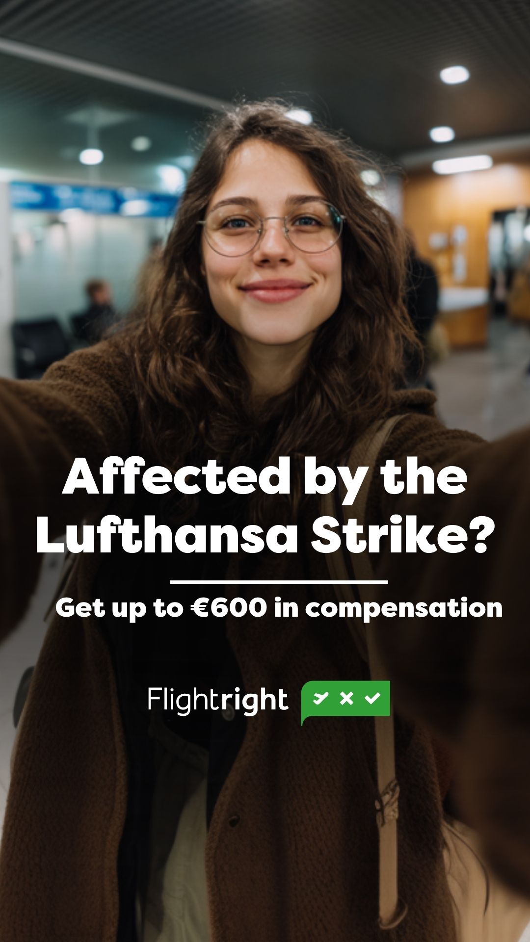Flightright Facebook ad