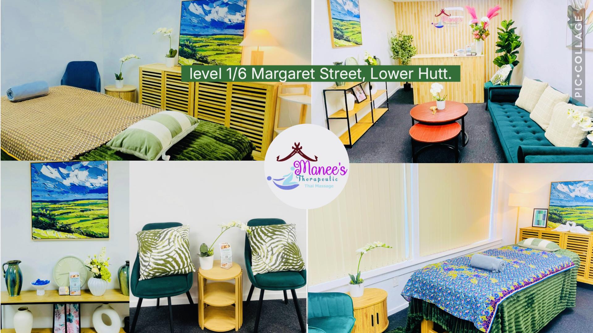 Manee Therapeutic Thai massage Lower Hutt Facebook ad: Relieve muscle tension and stress with professional Thai…