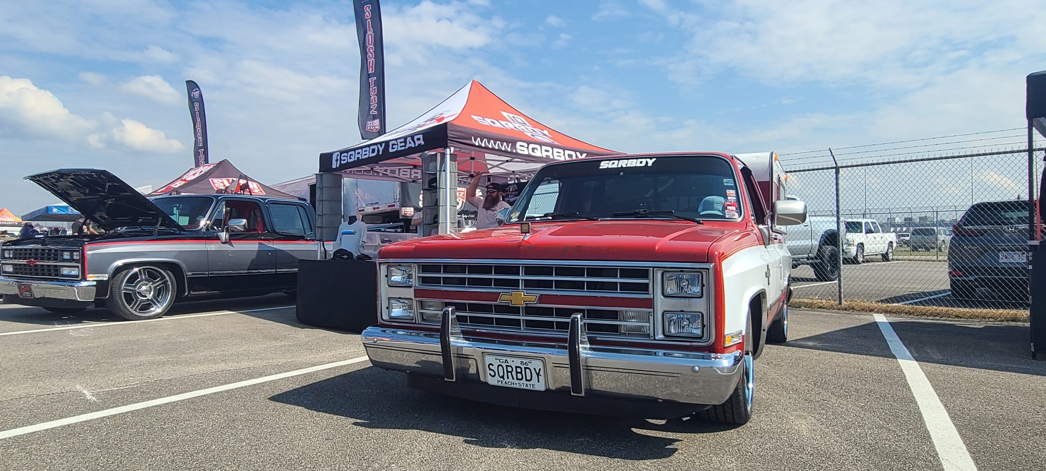 Auto Metal Direct Facebook ad: AMD 1985-87 Squarebody Grille & Lighting Upgrades