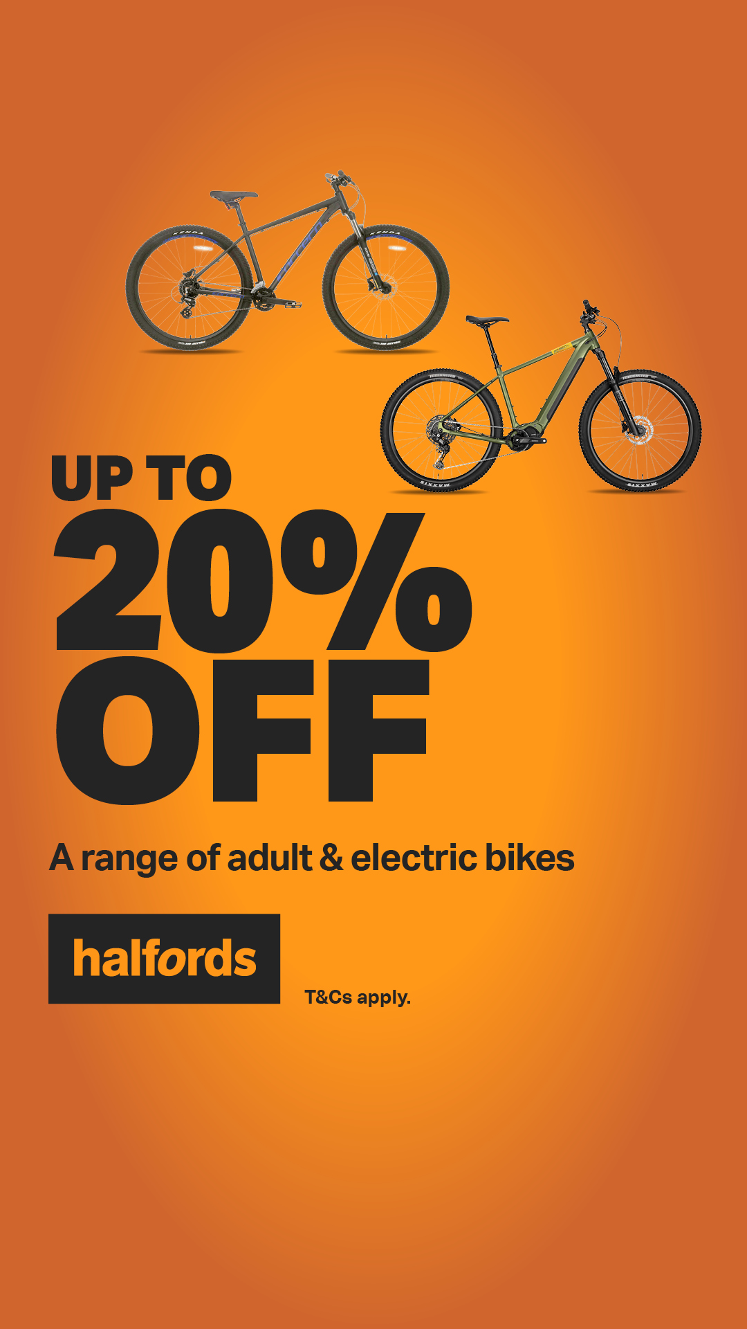 Halfords Facebook ad from Aug 12, 2026