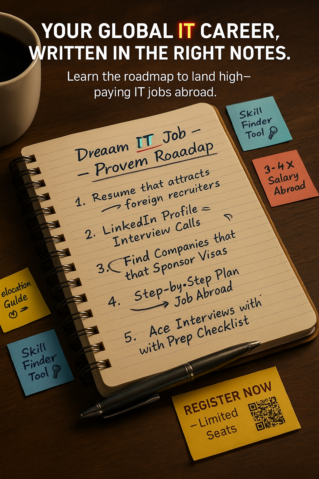 Abhishek Pal Facebook ad: Yes! I Want to Land an IT Job Abroad