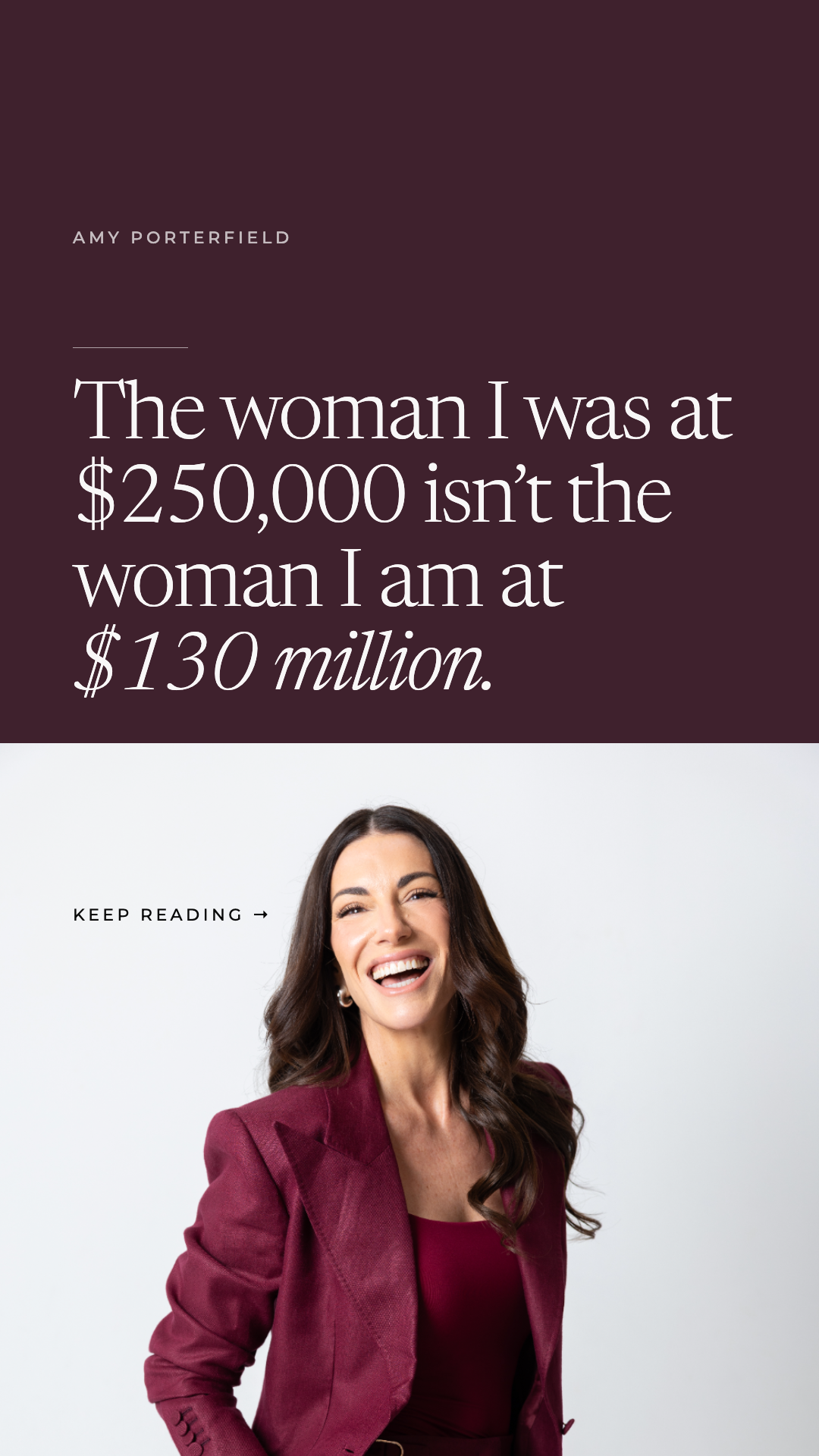 Amy Porterfield Facebook ad