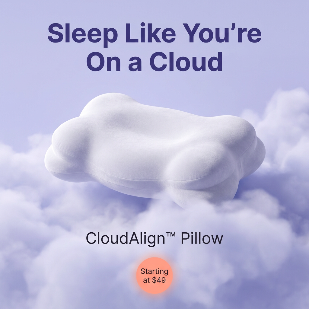 Mellow Pillows Facebook ad