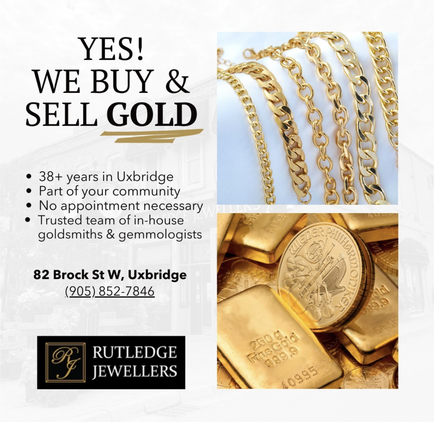 Rutledge Jewellers Facebook ad