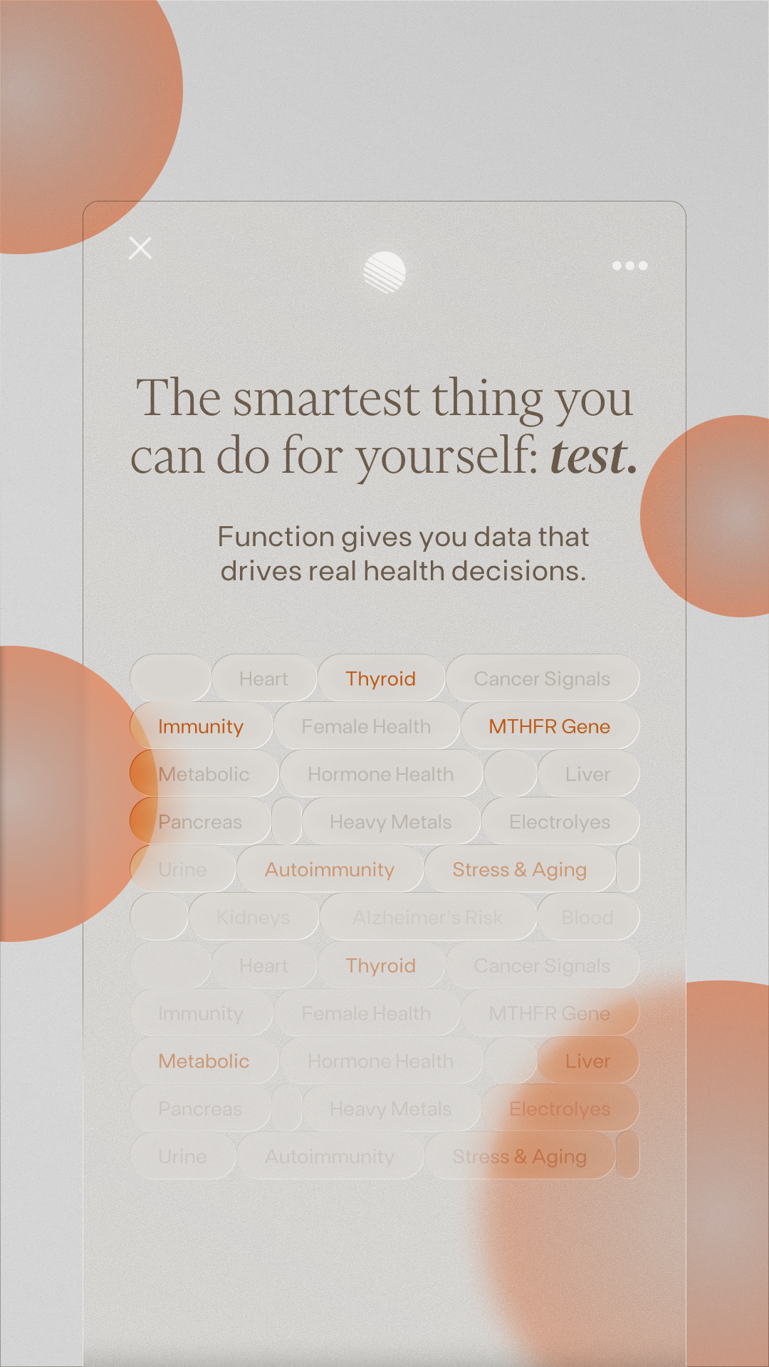Function Health Facebook ad