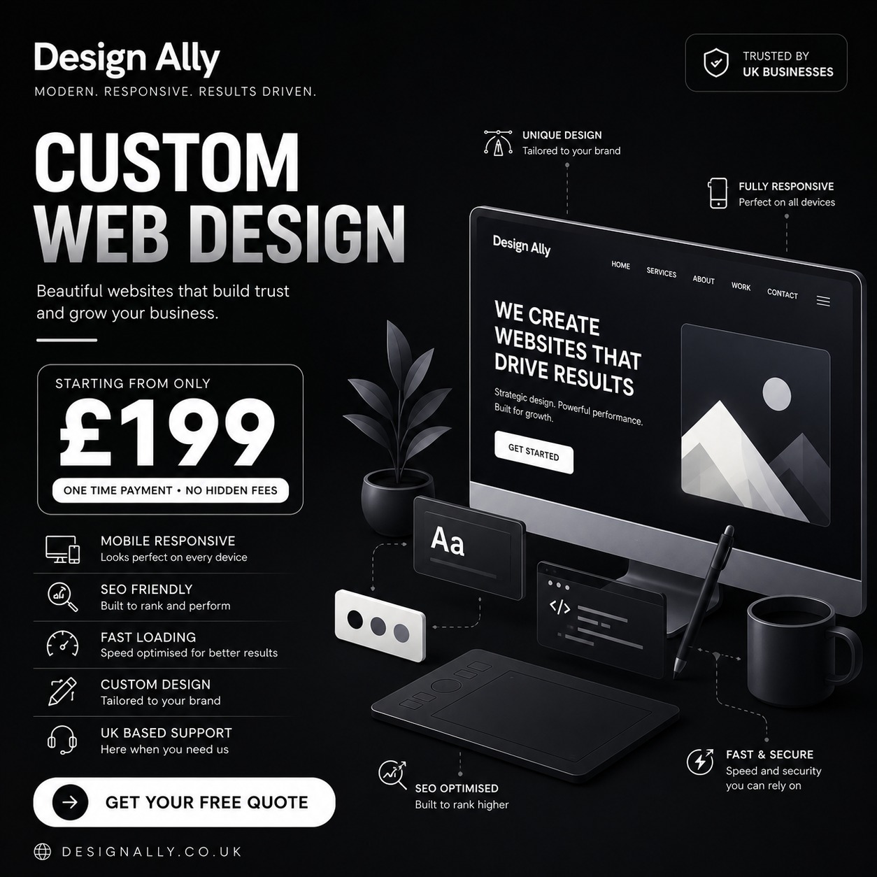 Design Ally Facebook ad
